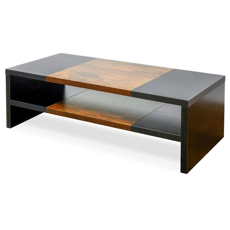 2 Tiers Desktop Monitor Stand, Black