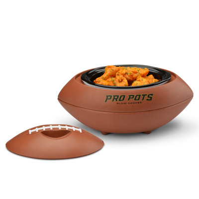 Pro Pots 1.5 Qt Football Slow Cooker
