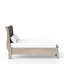 Grand lit de rangement antique gris