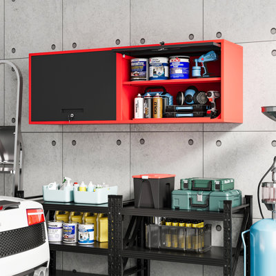 Armoire de rangement simple en acier (H 22 po x l 32 po x P 16 po)