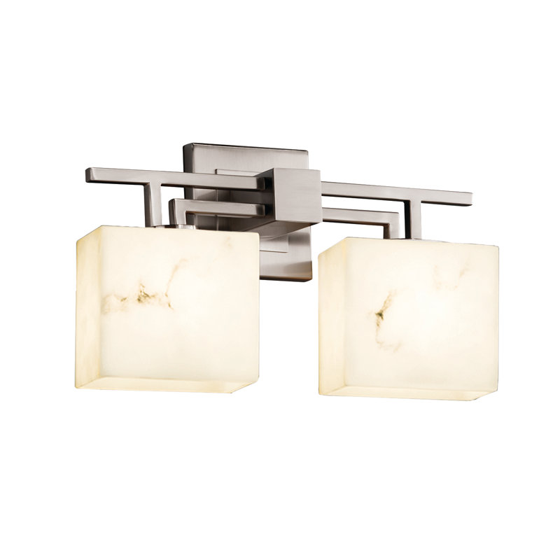 Éclairage pour meuble-lavabo 2 lumières lumenaria, Noir mat