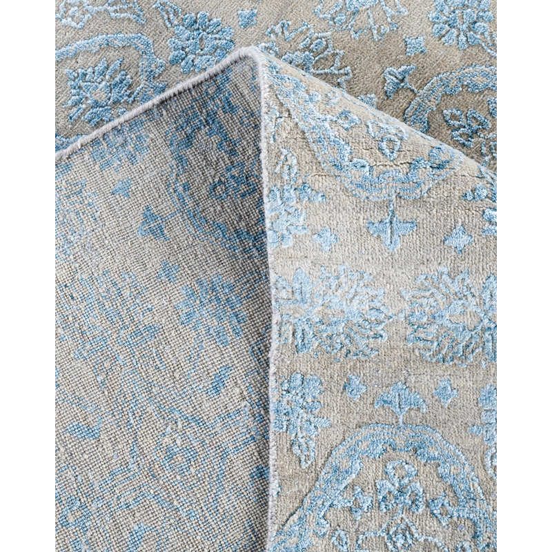 Overdyed One-of-a-Kind 7' 9" X 9' 5" Hand Knotted Area Rug