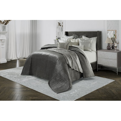 Ensemble de courtepointe en velours Synder