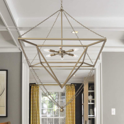 Lustre géométrique unique à 6 lumières Junainah