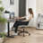 Brionni Upholstered Task Chair Swivel Executive Chair Faux Leather Home Office Chair with Wheels-1185120136