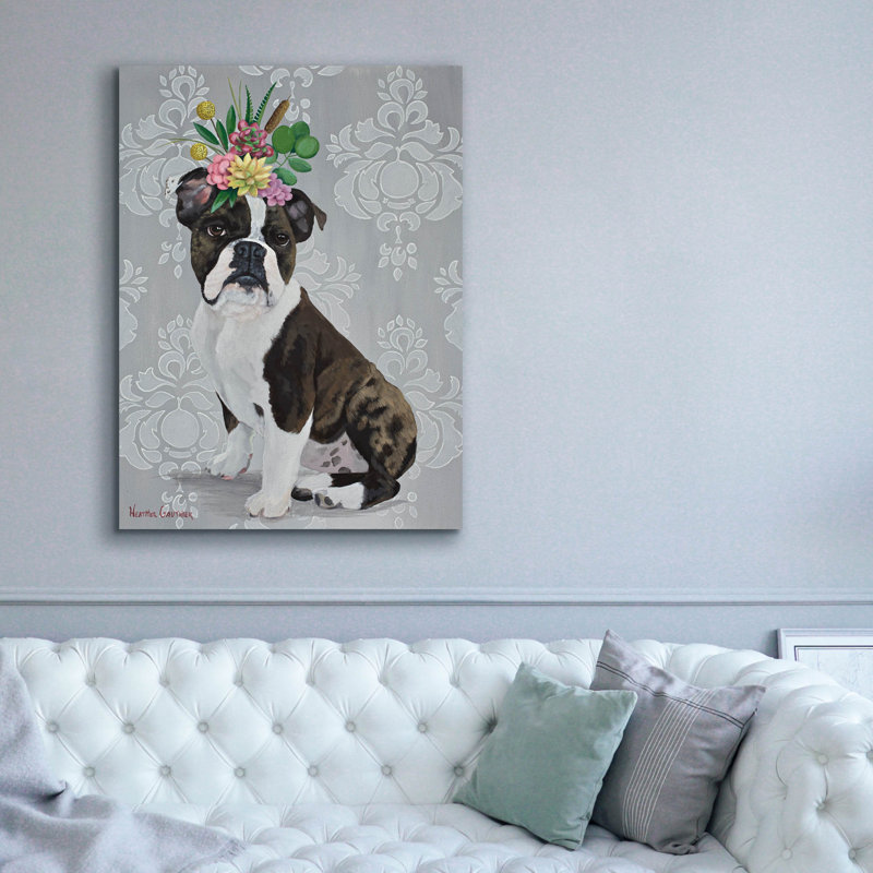  «Ruckus» par Heather Gauthier, art mural sur toile, 40 po x 54 po
