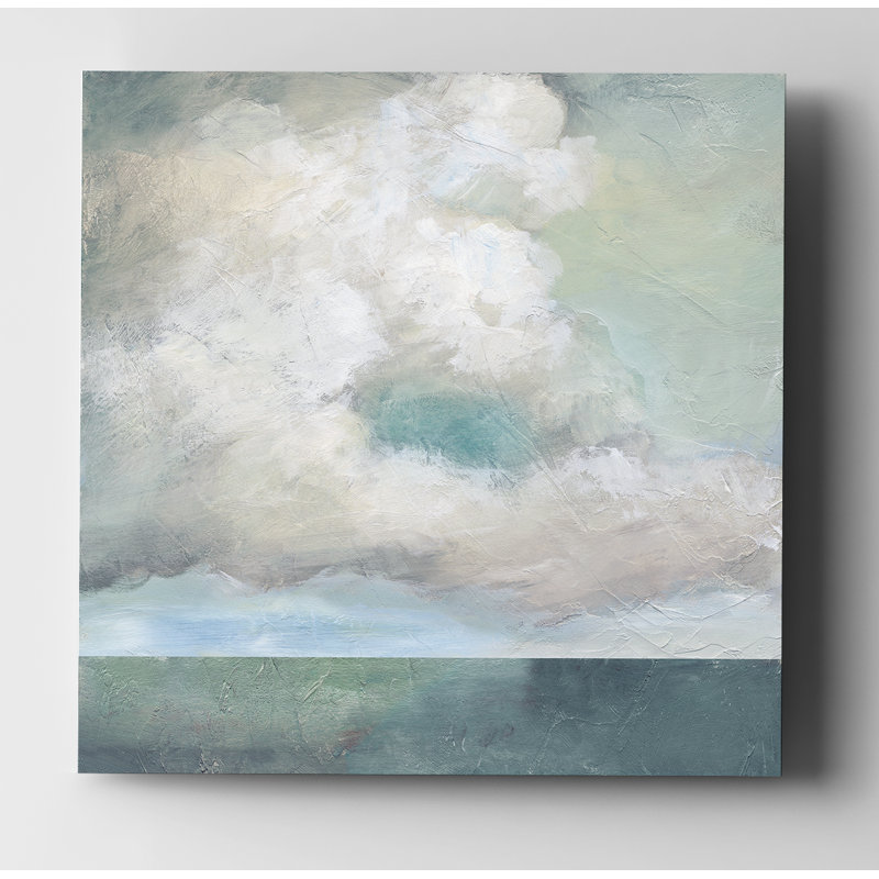 Cloudscape VIII ', peinture, H 32 po x l 32 po x P 2 po, Toile tendue