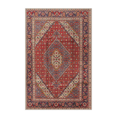 Tapis traditionnel rouge / brun Future Tense