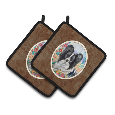 Caroline's Treasures Papillon Polyester Potholder