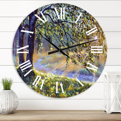 Horloge murale arbre