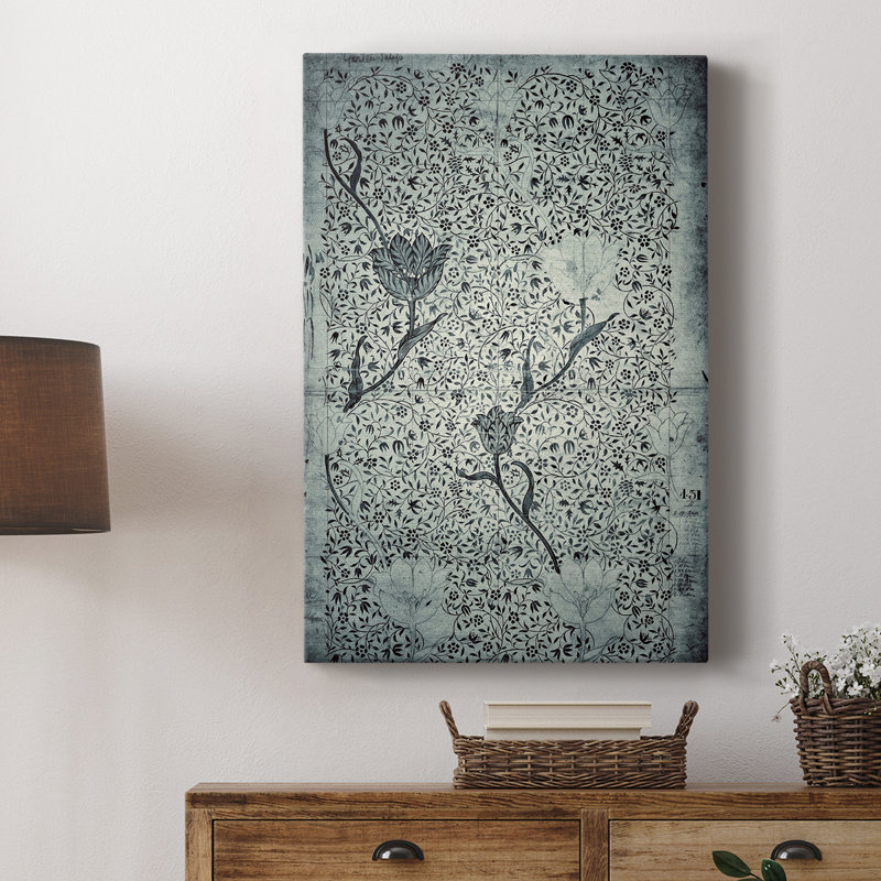 Impression abstraite rétro CXCIX - galerie Cavas, H 48 po x l 32 po