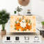 Buffet buffet avec rangement Mignon Halloween citrouille fantôme floral automne avec 2 portes pour le salon et la cuisine