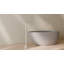 Robinet de baignoire autoportant 38,68 po avec douchette à main Badeloft AT-05-BS en acier inoxydable brossé-106360063