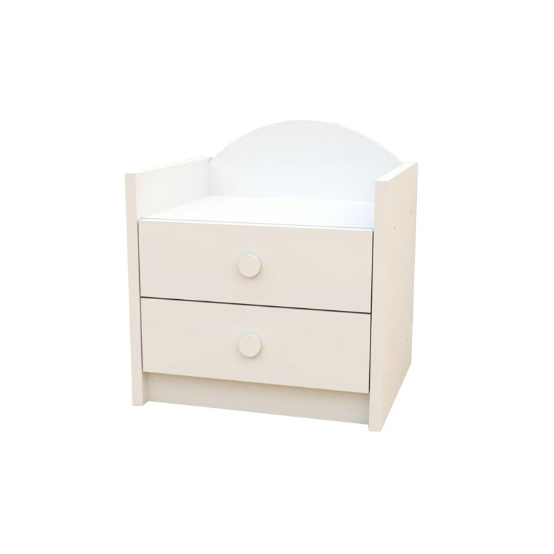 Szn01 bedside table, white handle