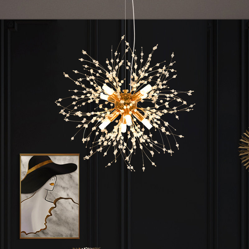 Metal, K9 Crystal chandelier