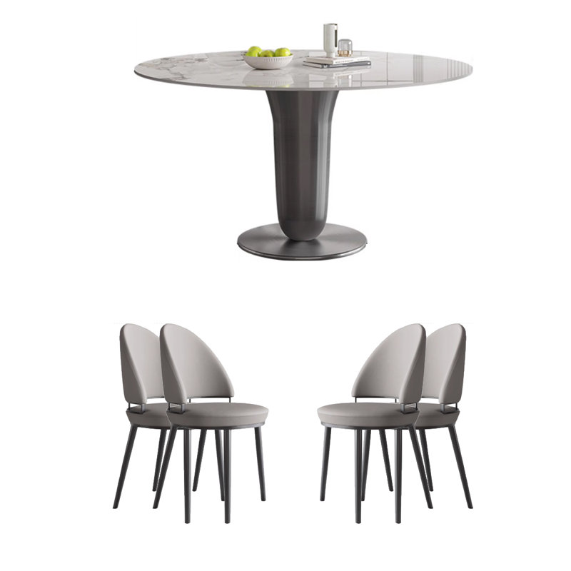 Ensemble de salle à manger Rock Plate, H 29,53 po x L 53,15 po x l 53,15 po