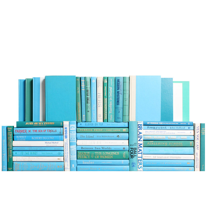 Modern Ocean Book Wall, 50