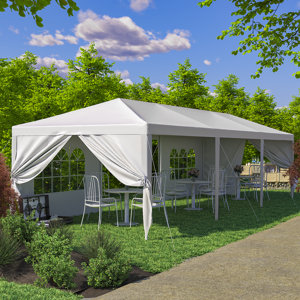 10 Ft. W x 30 Ft. Steel Party Tent