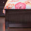 Lit plateforme bas en bois massif Mission avec pied de lit assorti-83257630-83257628