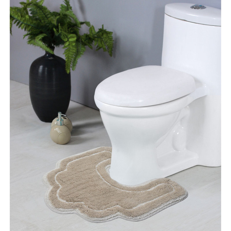 Tapis pour salle de bain Dobrinka, Lin, 20 po x 20 po (contour)