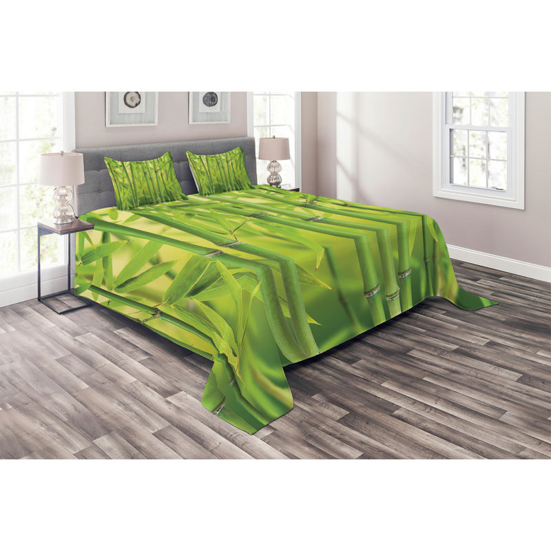 Eclectic Polyester Coverlet, King Bedspread + 2 Shams