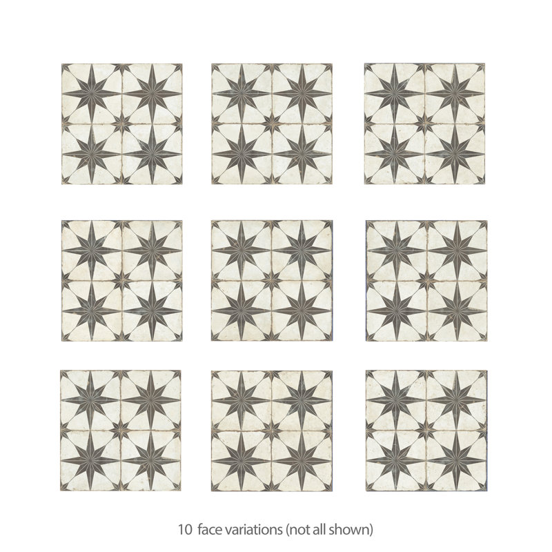 Kings Star Supernova 17-3/4 In. X 17-3/4 In. Porcelain Floor And Wall Tile