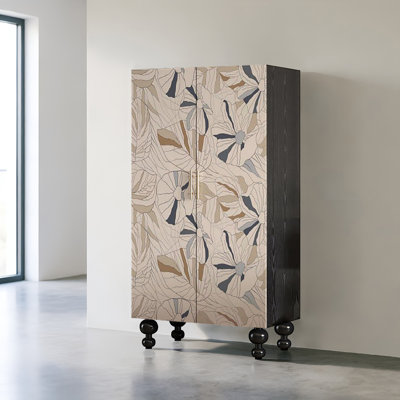 Household double doors French simple wardrobe