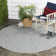 Arneshia Power Loom Gray/Navy Indoor/Outdoor Area Rug