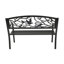Banc de jardin en métal Avery