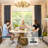 Modern Round Dining Table, Sintered Stone Tabletop With Lazy Susan, Carbon Steel Base Pre-Assembly-118556707-118556708