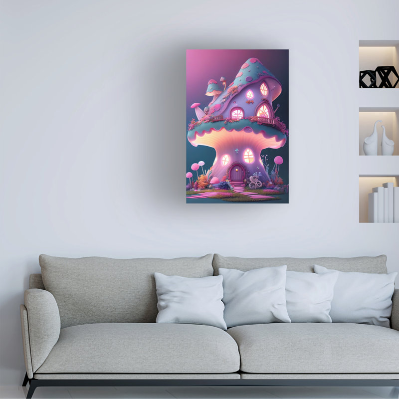 Art sur toile Sasha Magicville 3, H 19 po x l 12 po