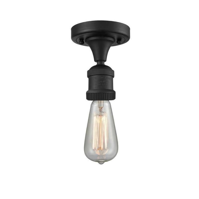 Allaryce Semi Flush Mount, Yes, Matte Black