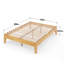 Farah Deluxe Wood Platform Bed Frame-403515016