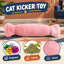 Ensemble de 3 coussins à herbe à chat en forme de bonbon avec papier crissant pour chatons d'intérieur