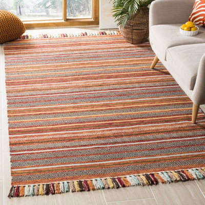 Montauk Hand Woven Cotton Striped Rug