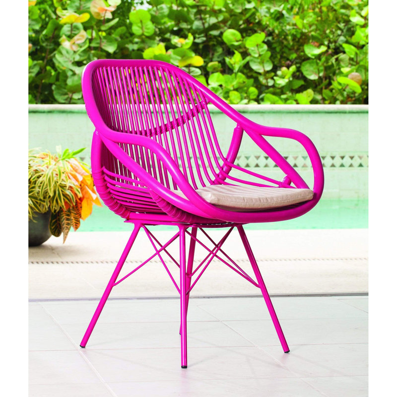 Stockholm Upholstered Arm Chair, Sunflower Yellow