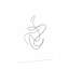 Abstrait, dessin au trait abstrait, design minimaliste-2012877064