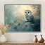 Gentle Owl at Night - hibou, art mural-452585583-452585577-452585582