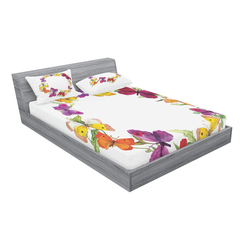 Microfiber Sheet Set, Full Sheet Set with Fitted Sheet