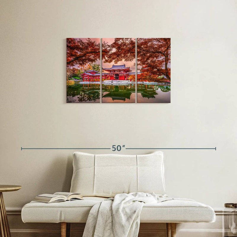 Adella Byodoin Temple, 20" H x 33" W