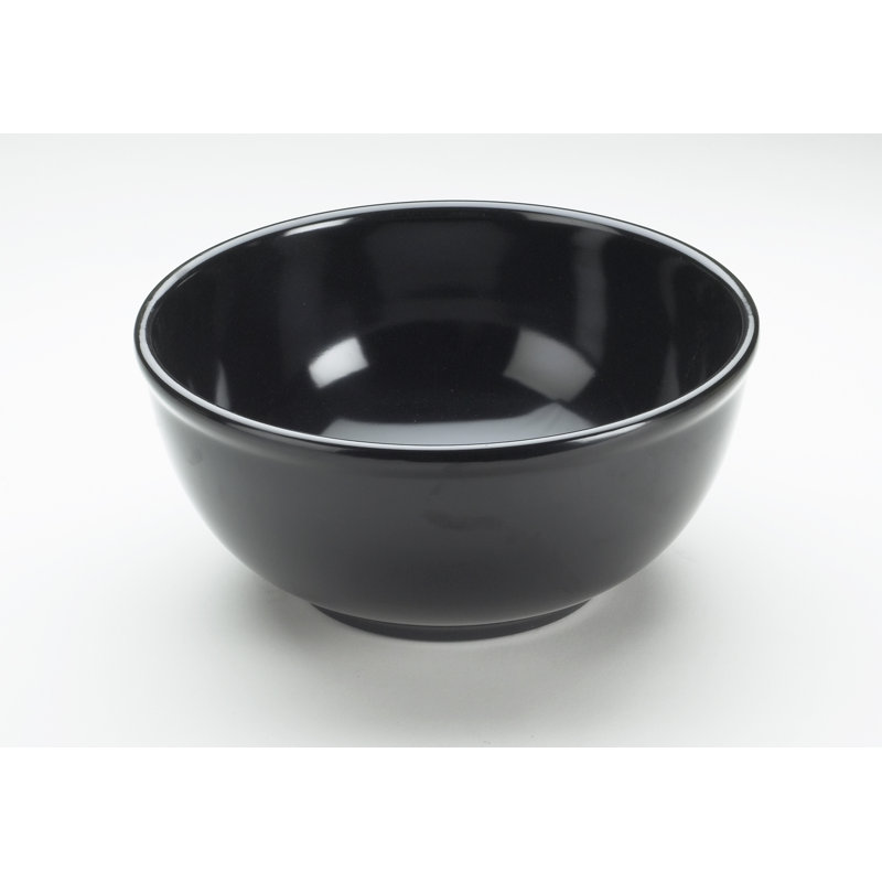 Bol rond en mélamine 10 po, Noir