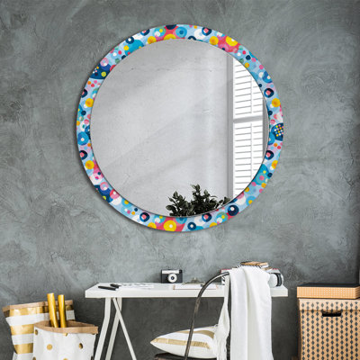 Huldar Glass Flat Wall Mirror