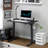 Ergonomic Home Office Height Adjustable Standing Desk Whole-Piece Desktop with Hooks-2078301885-2078301873-2078301872
