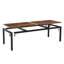 Grande table de salle à manger rectangulaire 78 po brun pour 78 personnes - table seulement-850469710-850469707