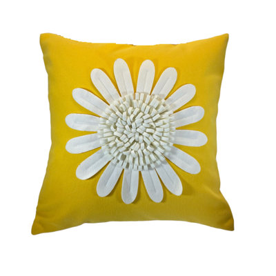 Daisy Throw Pillow Cover