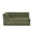 Spacious Green Modular Sectionals, Foam Chenille Upholstery For Home