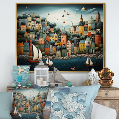 Coastal Dream Harbor Hues - Imprimé