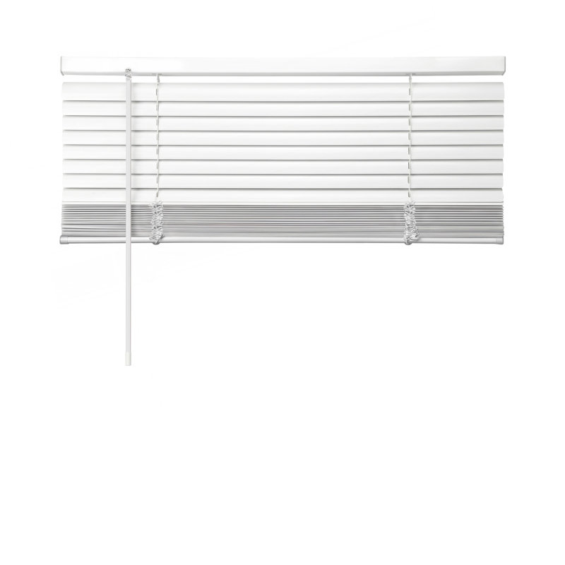 Mini-stores sans cordon en vinyle filtrant 1 po, blanc, 27 po x 60 po
