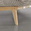 Fauteuil lounge surdimensionné et doux de 43,3 po de largeur - Fausse fourrure grise-1753174698-1753174697