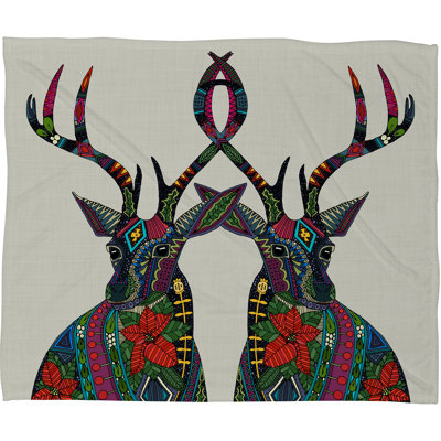 Sharon Turner Knitted Throw Blanket